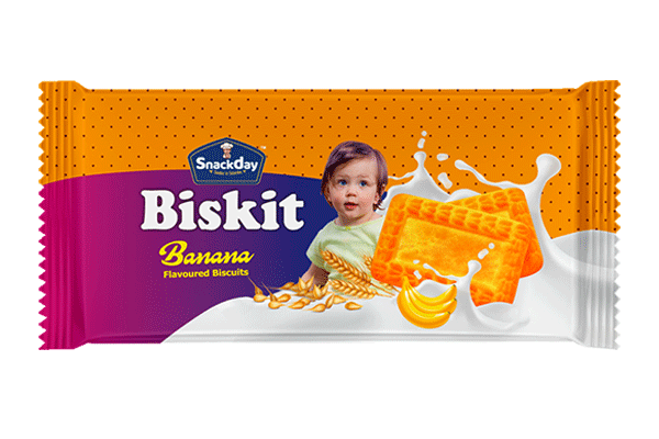 Banana Glucose Flavoured Biscuits