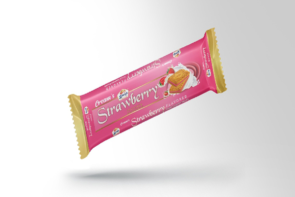 Creams Strawberry Biscuits